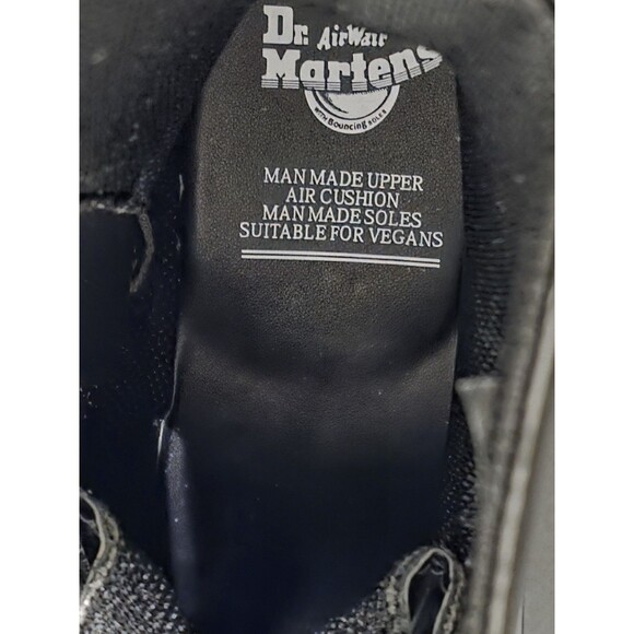 Dr. Martens Black Combat Boots with Gold Accents - Picture 5 of 16